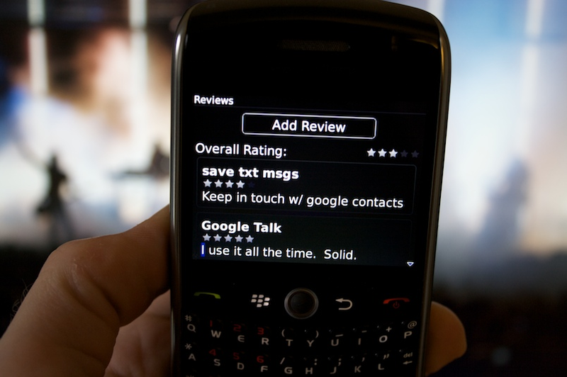 Illustration for article titled BlackBerry App World Tour and Impressions